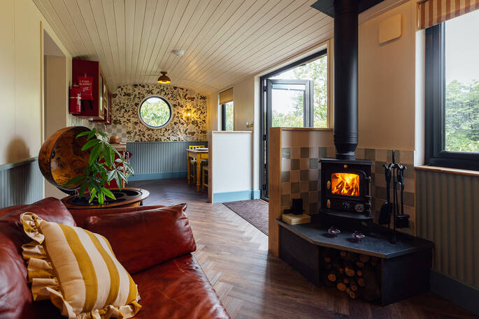 Open plan layout inside