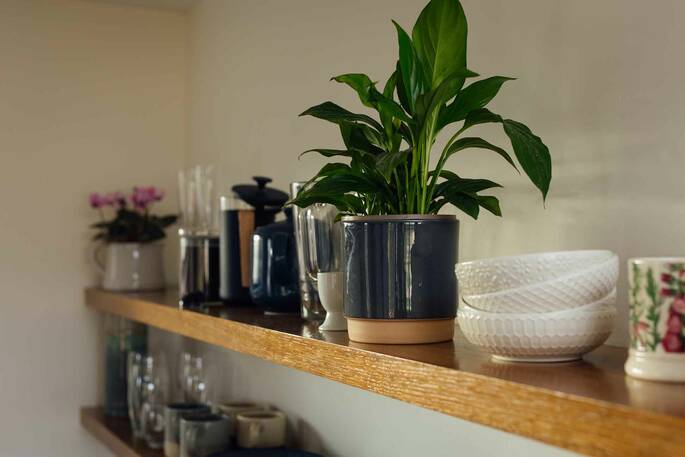 All cooking utensils, crockery and glassware provided