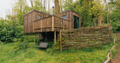 The Rook's View treehouse - exterior, The Rookery Woods, Bromyard, Herefordshire