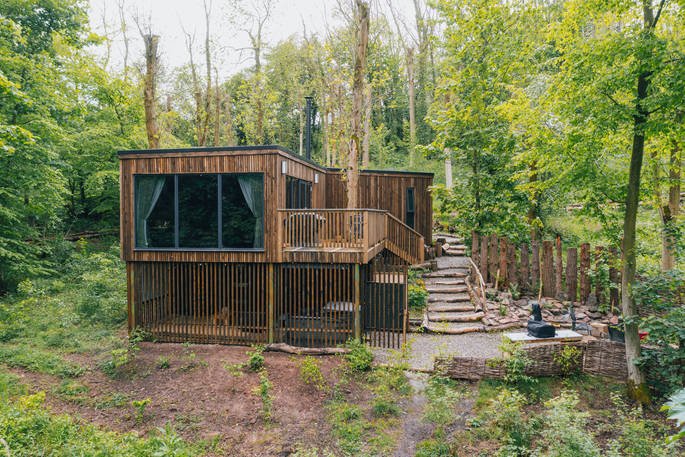 The Rook's Tower treehouse glamping, Bromyard, Herefordshire