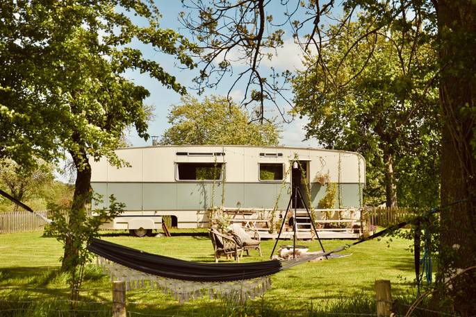 An old showman's wagon The Sipson in Herefordshire