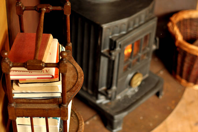 The Sipson wagon glamping woodburner, Vowchurch, Herefordshire