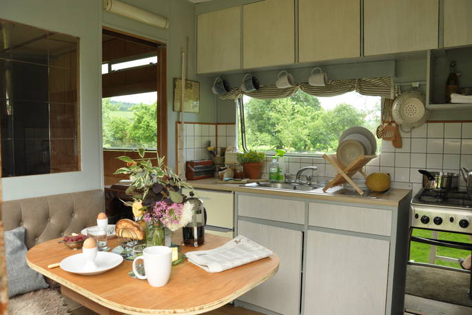 The Sipson wagon kitchen, Vowchurch, Herefordshire