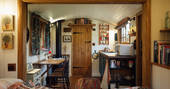 Millie the Hut shepherd's hut interior, Wegnalls Mill, Presteigne, Herefordshire - Owen Howells Photography
