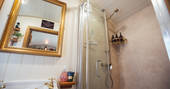 Millie the Hut shepherd's hut shower, Wegnalls Mill, Presteigne, Herefordshire - Owen Howells Photography