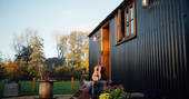 Millie the Hut shepherd's hut, Wegnalls Mill, Presteigne, Herefordshire - Owen Howells Photography