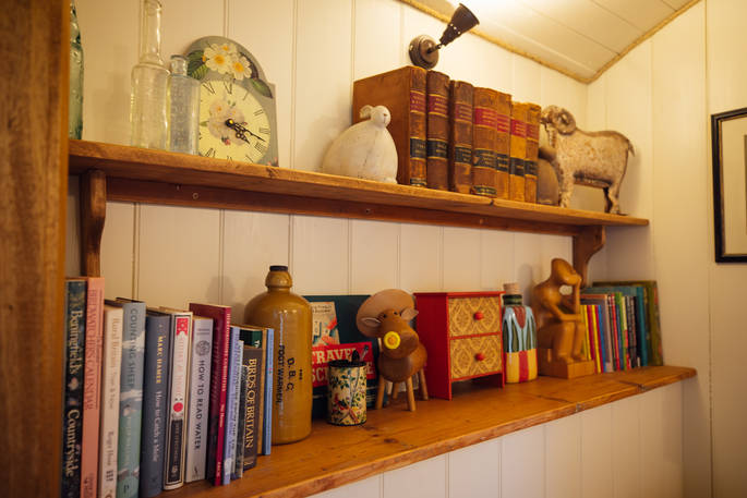 Millie the Hut shepherd's hut, Wegnalls Mill, Presteigne, Herefordshire - Owen Howells Photography