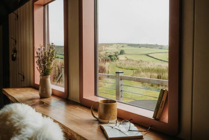 Coffee in the window