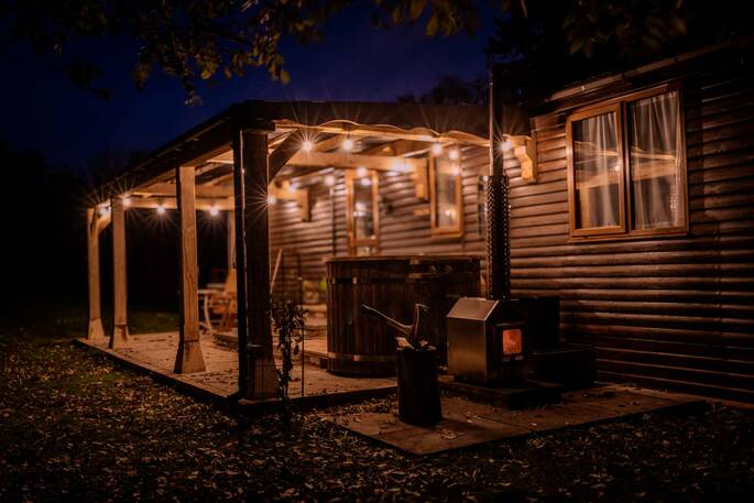 Evening at Meads Cabin