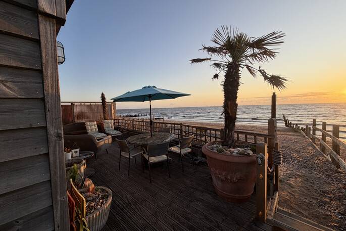 Outside dining area