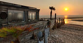 Sandy Toes Beach House sunset