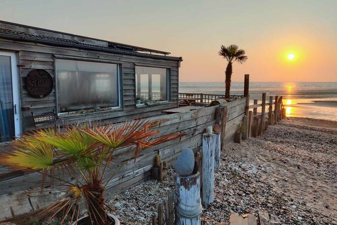 Sandy Toes Beach House sunset