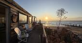 Sea view from the decking
