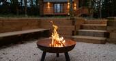 Firepit area is communal