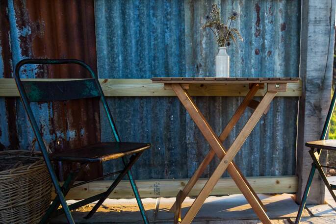 Outdoor table and chairs