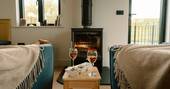 15 Living area with fireplace