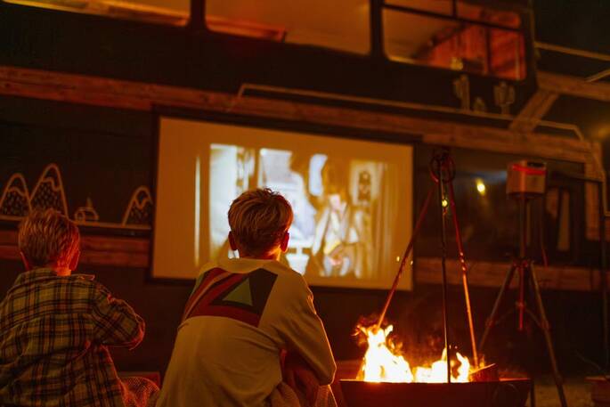 16 - Projector outside