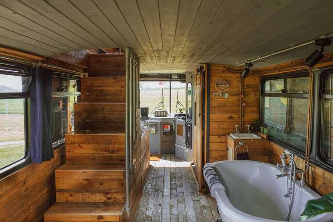 8 - Bath and stairs to upper deck