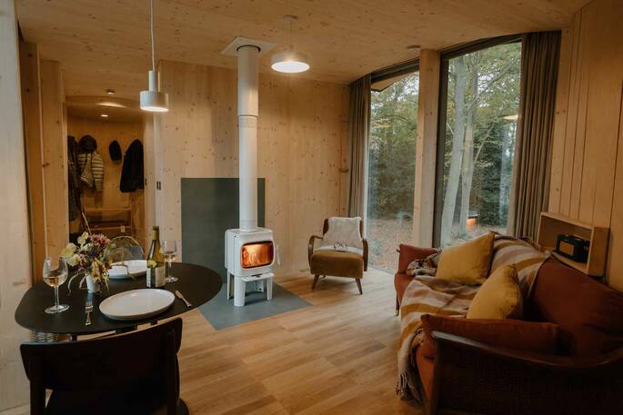 Open plan living area