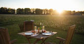 Eat your dinner whilst watching the sunset at the Oyster Catcher in Norfolk