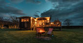Bothy at night