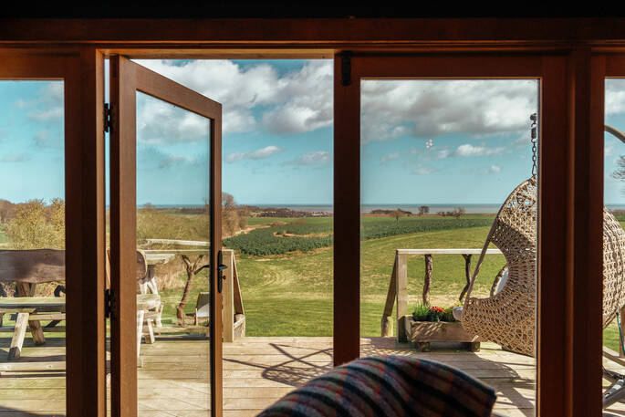 View from patio doors