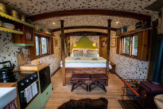 Open plan layout inside