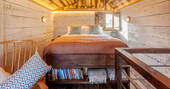 Lottie's Cabin - bedroom, Hillside Huts & Cabins, Morpeth, Northumberland