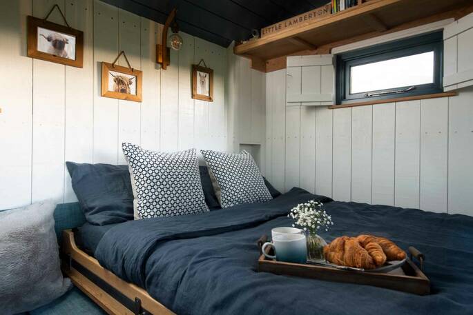 Pull down double bed