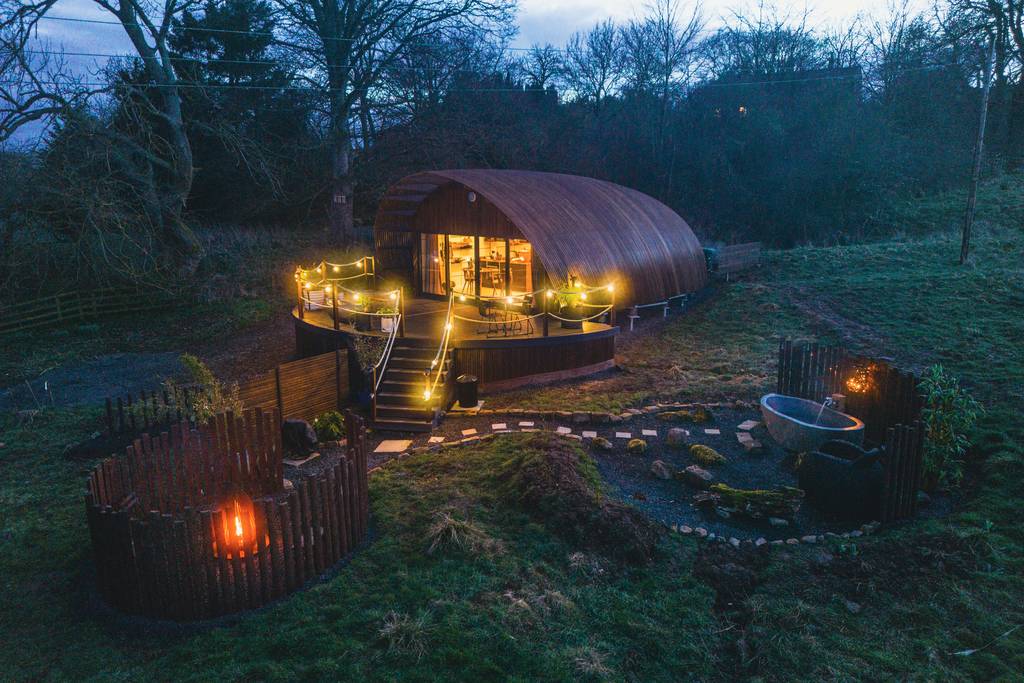 The Glebe Retreat Cabin in Northumberland Canopy & Stars