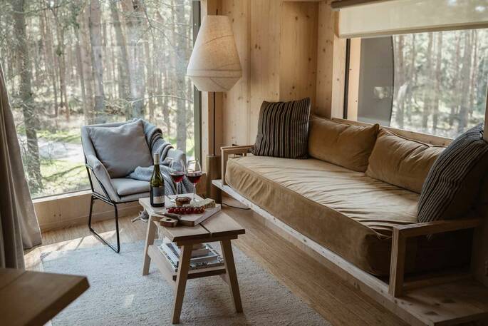 Living area with views