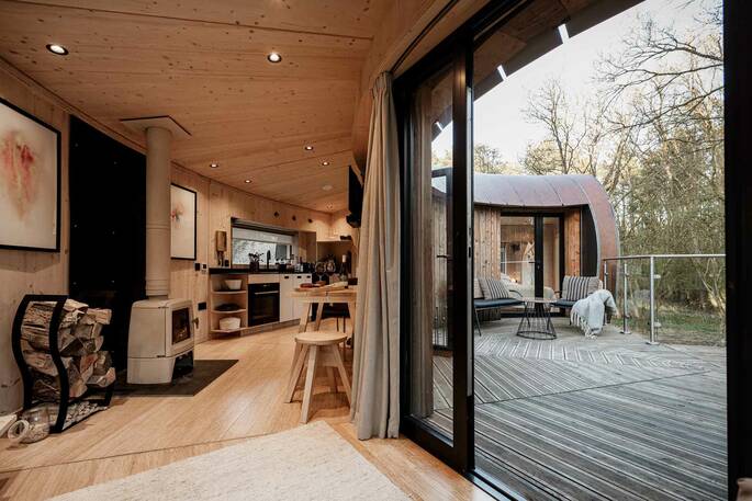 Open plan layout inside