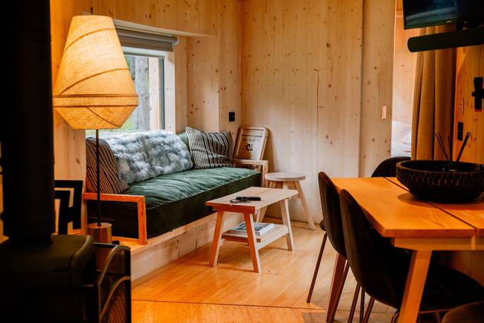 Open plan interior