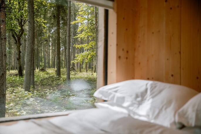 View from the bed