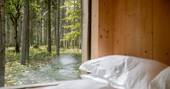 View from the bed