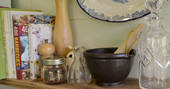 Basket Weavers Retreat horsebox kitchen details, Shropshire