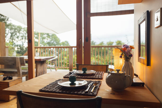 Dining table for two