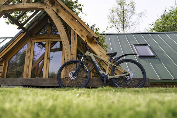 Offa's Pitch cabin bike, Craven Arms, Shropshire
