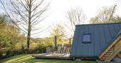 Offa's Pitch cabin outdoor space, Craven Arms, Shropshire