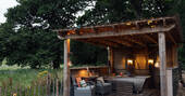Wood fired hot tub 