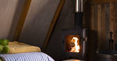 The Bivvy cabin wood burner, glamping, Ludlow, Shropshire