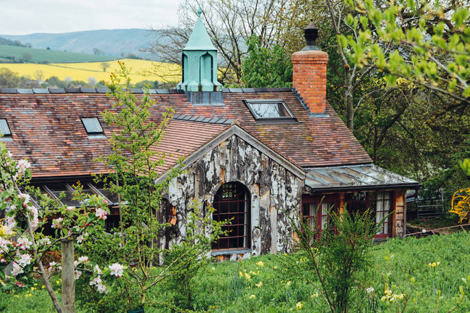 An exterior view of the Dipping Shed in Gloucestershire