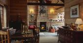 Living room and dining area at The Dipping Shed, Shropshire