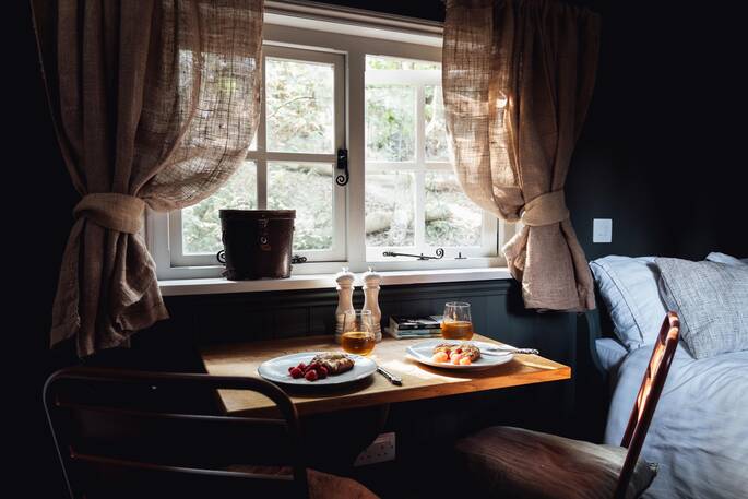 Indoor dining table