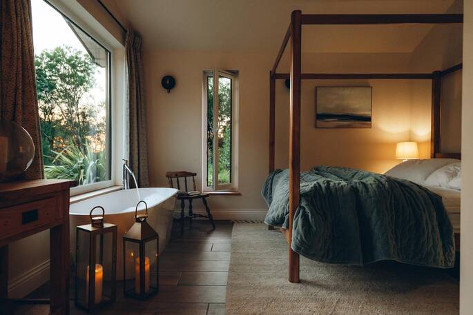Bedroom in the eve