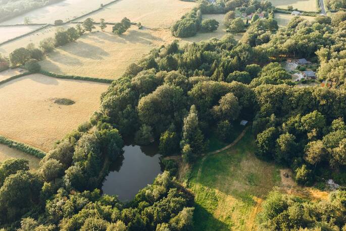 Bewley Down Retreat from above