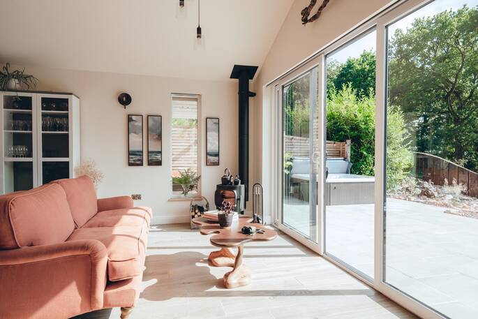 Open plan layout inside