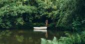 Row out onto the lake