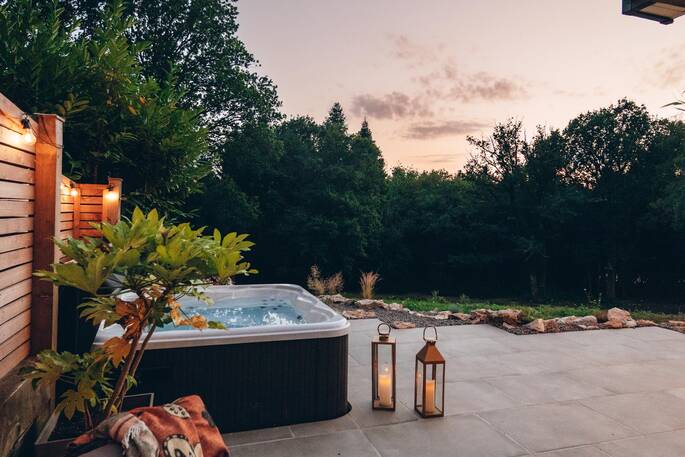 View from the hot tub