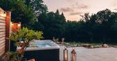 View from the hot tub